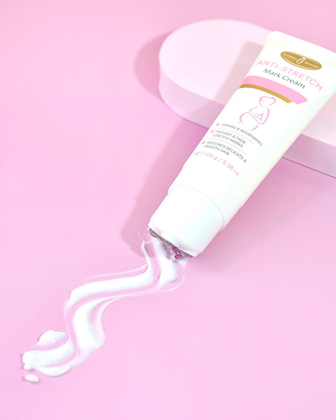 Crema Antiestrías Con Masajeador Roller